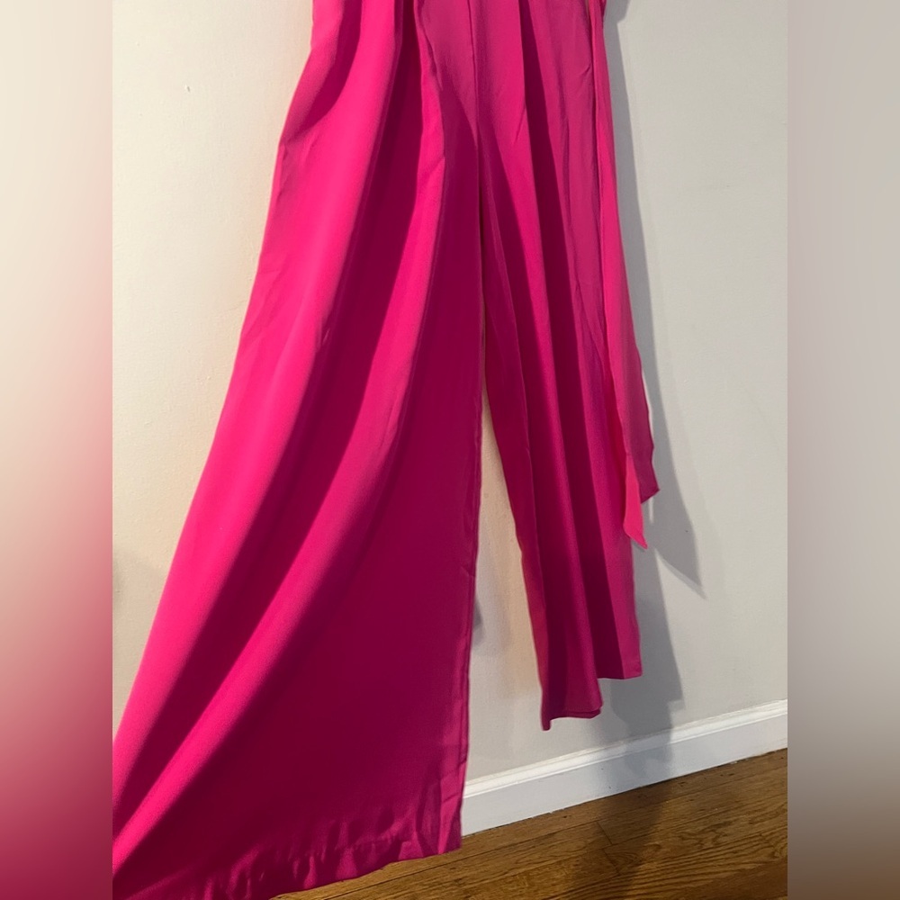 Julia Jordan Pink Jumpsuit with Flowing Palazzo Pants - Picture 11 of 12